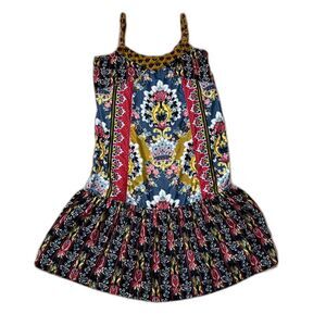 Anthropologie Dress Women XS Zadie Velvet Slip Dress Babydoll Floral Boho Lounge